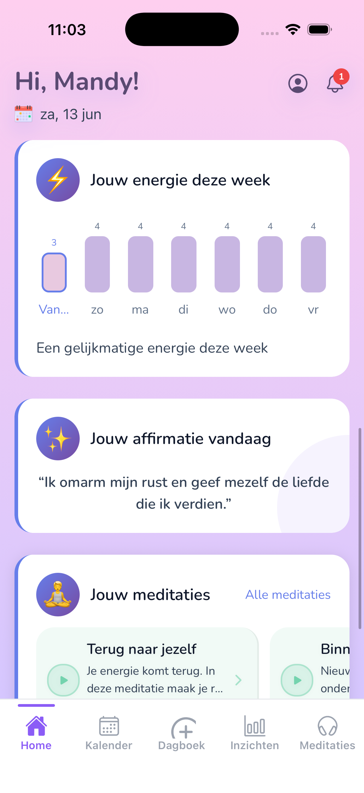 Energie deze week